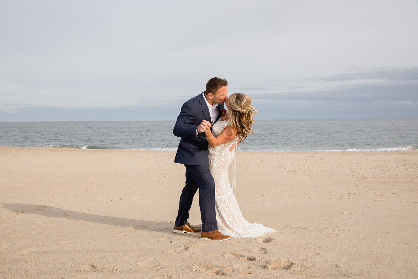Matt and Jeni on their wedding day